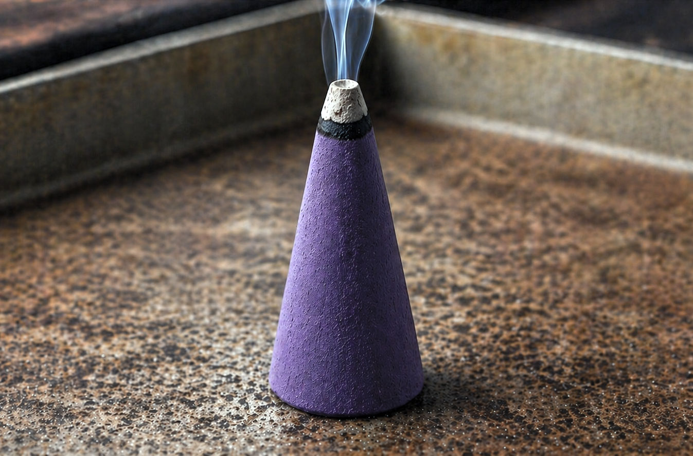 Purple Dhoop Cone