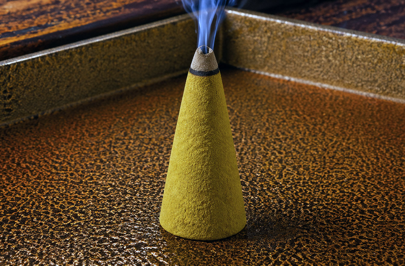 Mustard Dhoop Cone